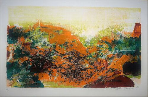 Œuvre numérotée et limitée à 99 exemplaires Zao Wou-Ki 趙無極
