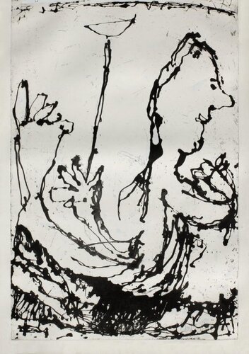 Composition by Jean-Pierre Pincemin, 인쇄 for Sale on Singulart
