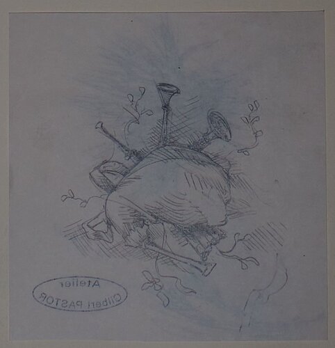 Etude by Gilbert Pastor, Work on Paper for Sale on Singulart