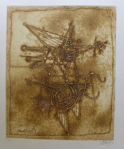 Composition abstraite by Johnny Friedlaender, Print for Sale on Singulart