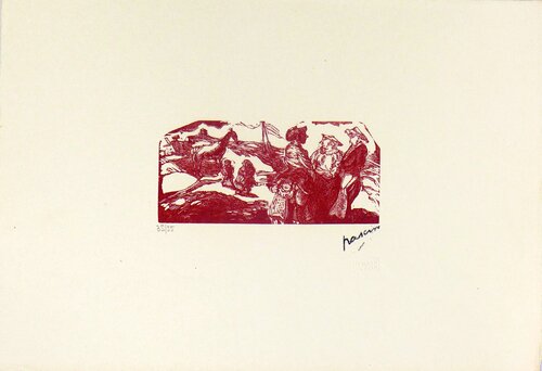 Filles et cavaliers di Jules Pascin, Stampa in vendita su Singulart