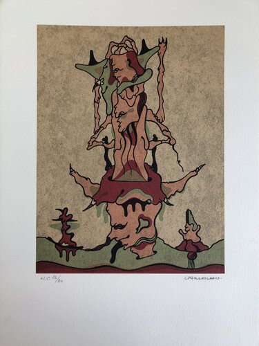 Composition von Jorge Camacho, Druck kaufen auf Singulart