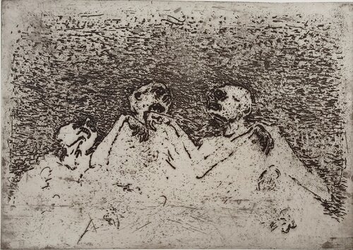 Nous ne sommes pas les derniers 195 by Zoran Mušič, Print for Sale on Singulart