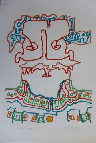 Roi carolingien von Charles Lapicque, Druck kaufen auf Singulart