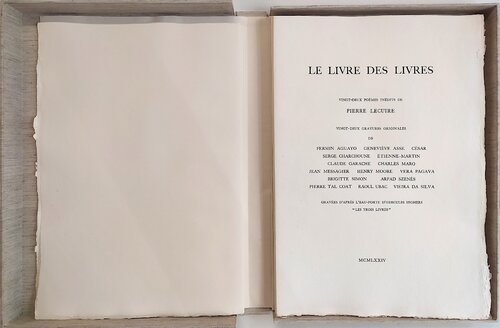 Le livre des livres I Raoul Ubac