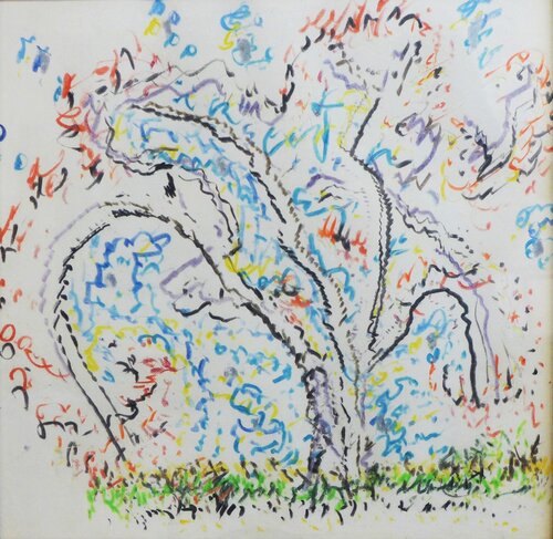 L'arbre 5 by Martial Raysse, Work on Paper for Sale on Singulart