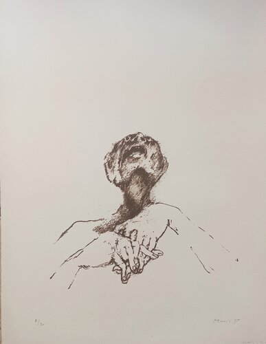 Nous ne sommes pas les derniers 186 variante 2 by Zoran Mušič, Print for Sale on Singulart