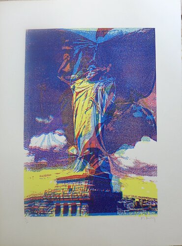 Statue de la liberté 8 by Pol Bury, Print for Sale on Singulart