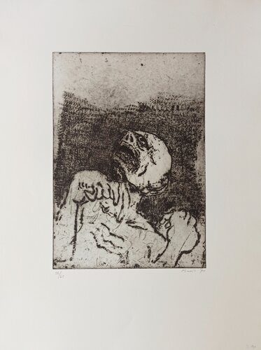 Nous ne sommes pas les derniers 190 by Zoran Mušič, Print for Sale on Singulart