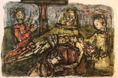 Descente de Croix von Paul Augustin Aïzpiri, Druck kaufen auf Singulart