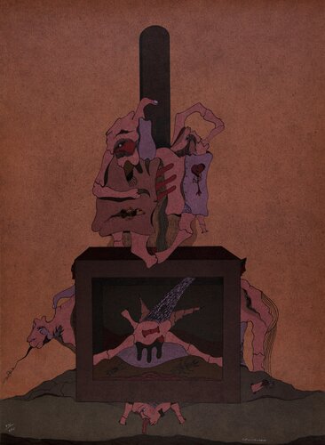 Cenizas-7 von Jorge Camacho, Druck kaufen auf Singulart