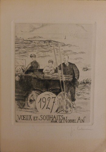 Le chemin côtier di Jean-Emile Laboureur, Stampa in vendita su Singulart