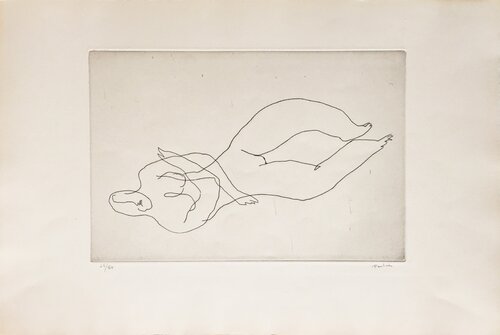 Nu couché II von Jean Fautrier, Druck kaufen auf Singulart