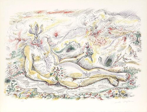 Le prince Iris von André Masson, Druck kaufen auf Singulart