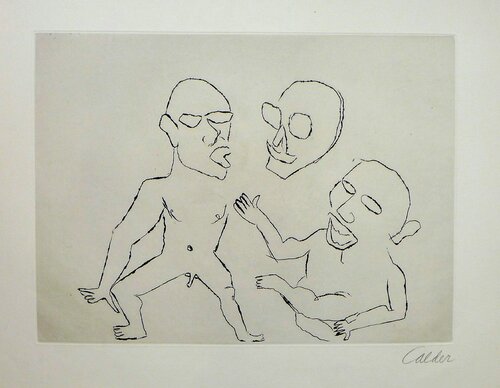 Santa Klaus 4 von Alexander Calder, Druck kaufen auf Singulart