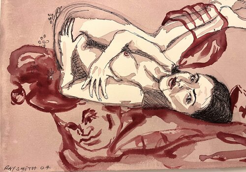 Nurse and patient 2 by Ray Smith, Work on Paper for Sale on Singulart