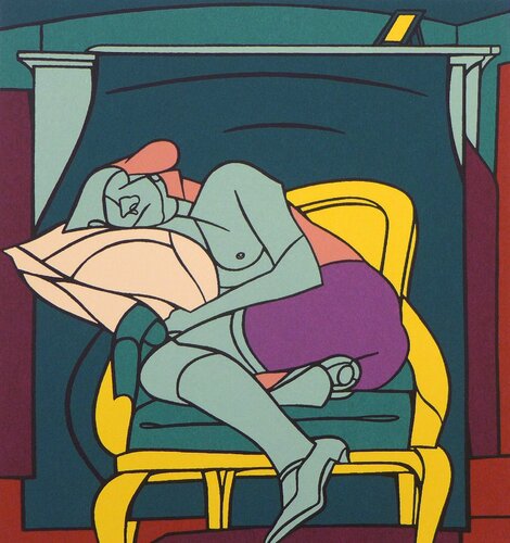 Valerio Adami ヴァレリオ・アダミ 版画 超大型 66cm 86cm Valerio Adami ヴァレリオ・アダミ 版画 超大型 66cm 86cm