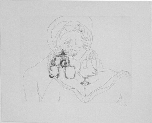 More sketches of Spain-For Miles Davis 3 by George Condo, 인쇄 for Sale on Singulart