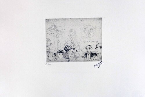Tentation de Saint Antoine Jules Pascin