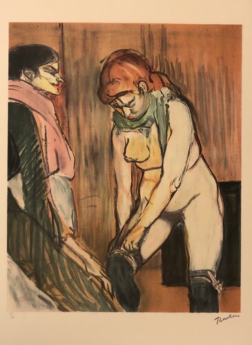 La Danse au Moulin Rouge (d'après Henri de Toulouse-Lautrec) von Henri de Toulouse-Lautrec, Druck kaufen auf Singulart