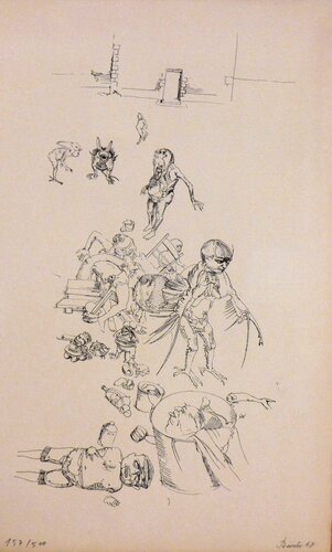 Scène surréaliste von Miodrag Djuric, Druck kaufen auf Singulart