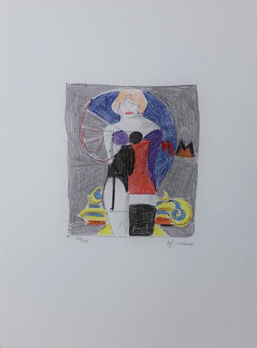 Marilyn was here 4 par Richard Lindner, Édition en vente sur Singulart