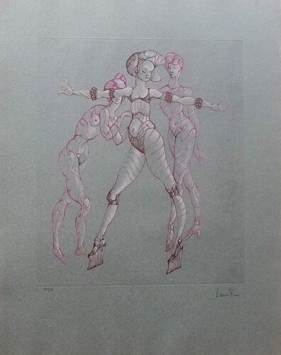 Scène de danse, von Leonor Fini, Druck kaufen auf Singulart