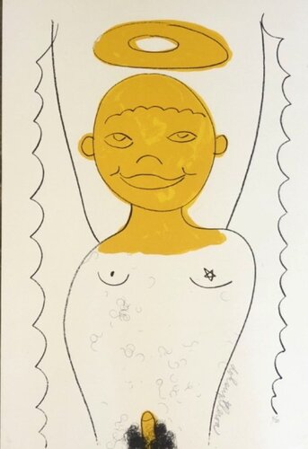 Petit ange jaune von Jiří Georg Dokoupil, Druck kaufen auf Singulart