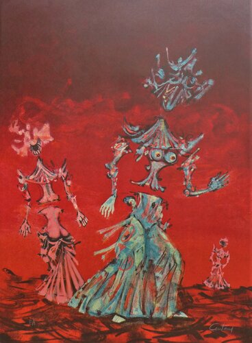 Les femmes-fleurs von Lucien Coutaud, Druck kaufen auf Singulart