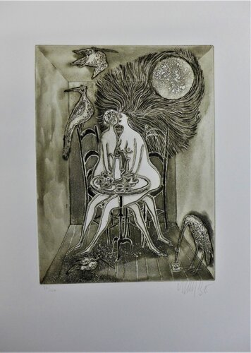 Kællingedigte Poemes a la garce (Jens August Schade) von Lars Bo, Druck kaufen auf Singulart