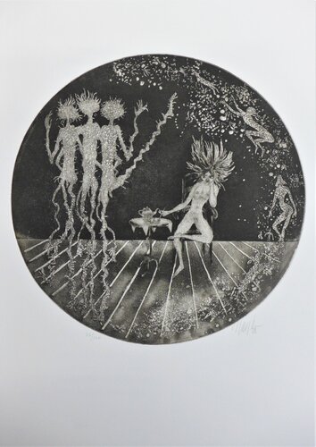 Kællingedigte Poemes a la garce (Jens August Schade) von Lars Bo, Druck kaufen auf Singulart