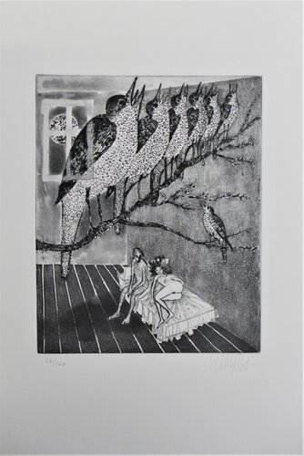 Kællingedigte Poemes a la garce (Jens August Schade) van Lars Bo, Afdruk te koop op Singulart