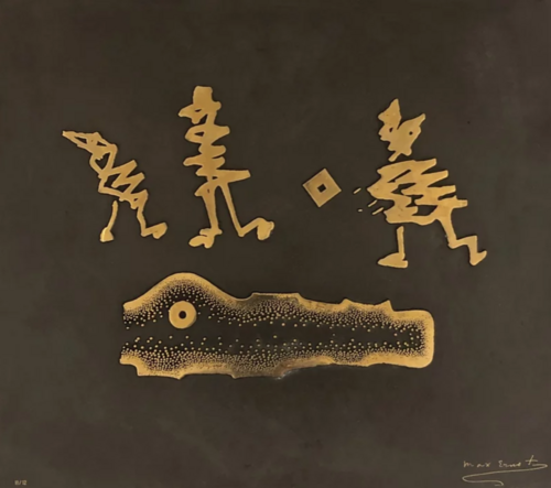 Bronze relief V van Max Ernst, Afdruk te koop op Singulart