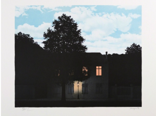 The empire of lights by René Magritte, Print for Sale on Singulart