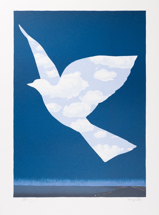 L'oiseau de ciel René Magritte