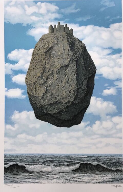 Le Château des Pyrénées René Magritte