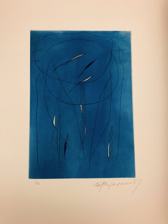 Composition bleue 2 Albert Ràfols-Casamada