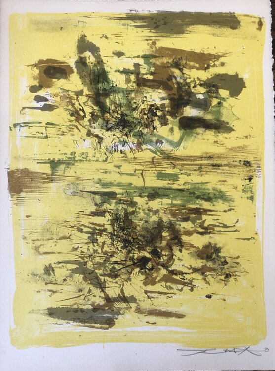 Tentation de l'occident Zao Wou-Ki 趙無極