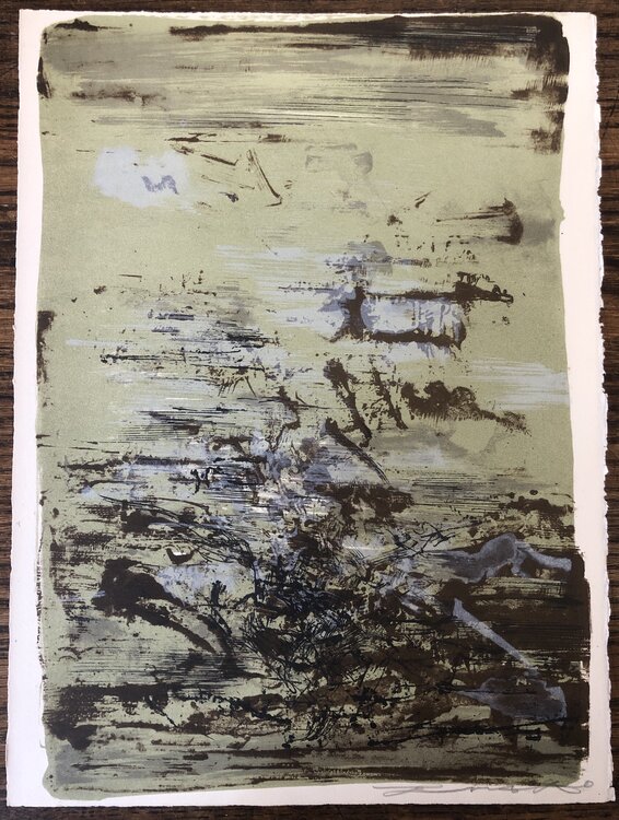 Tentation de l'occident Zao Wou-Ki 趙無極
