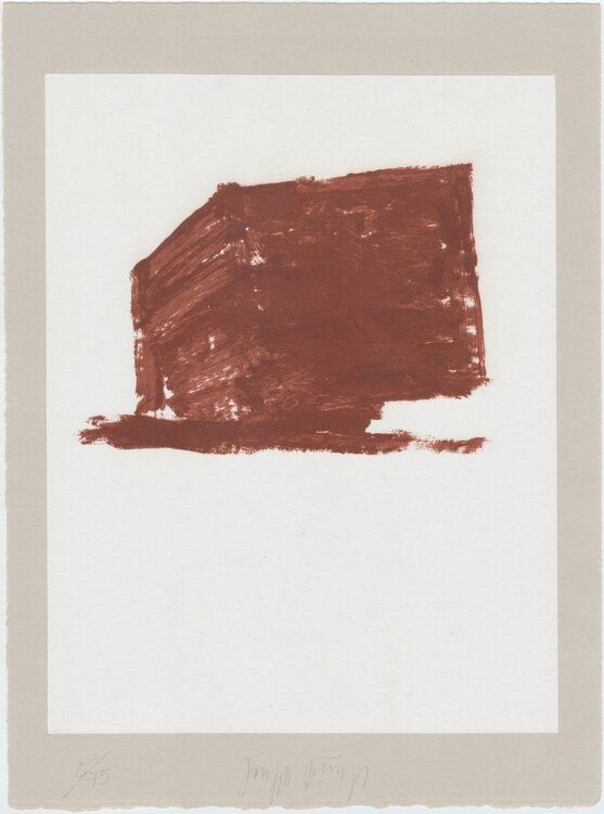Schwurhand: Wandernde Kiste #1 Joseph Beuys