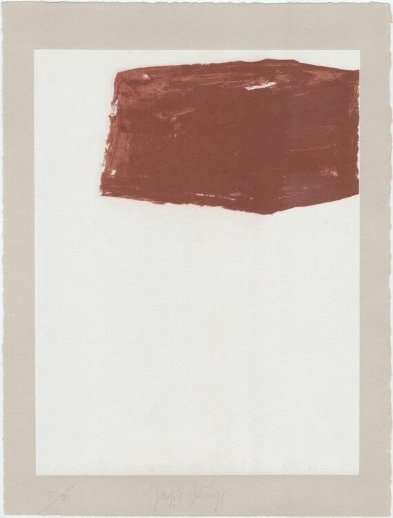 Schwurhand: Wandernde Kiste #2 Joseph Beuys