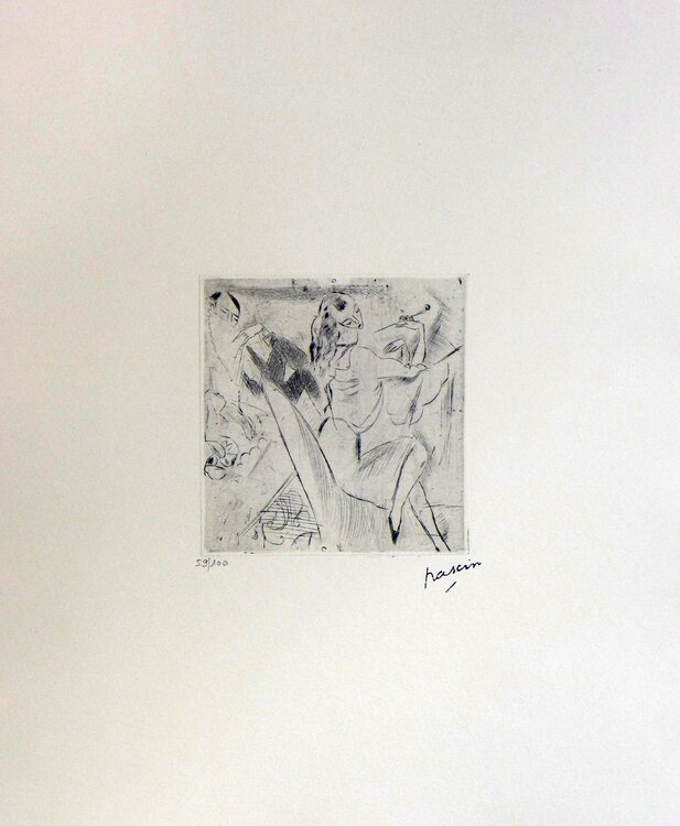 Femme à la pipe Jules Pascin