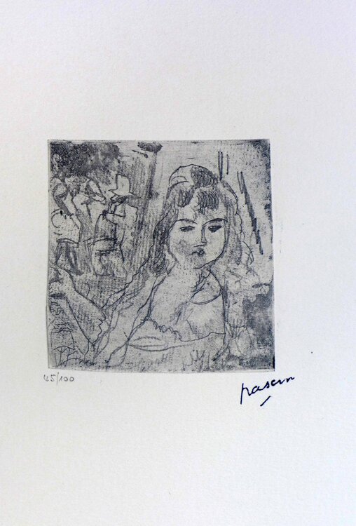 Personnage d'Amerique Jules Pascin