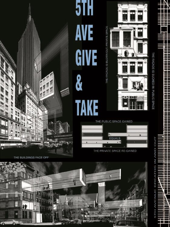 5th Avenue give and take Vito Acconci