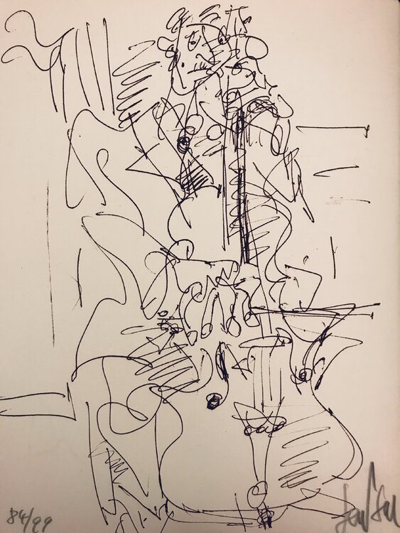 Le violoncelliste Gen Paul