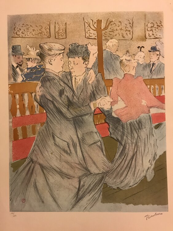 La Danse au Moulin Rouge (d'après Henri de Toulouse-Lautrec) Henri de Toulouse-Lautrec