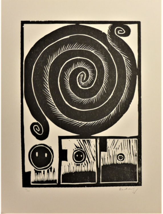 Spirale I Pierre Alechinsky