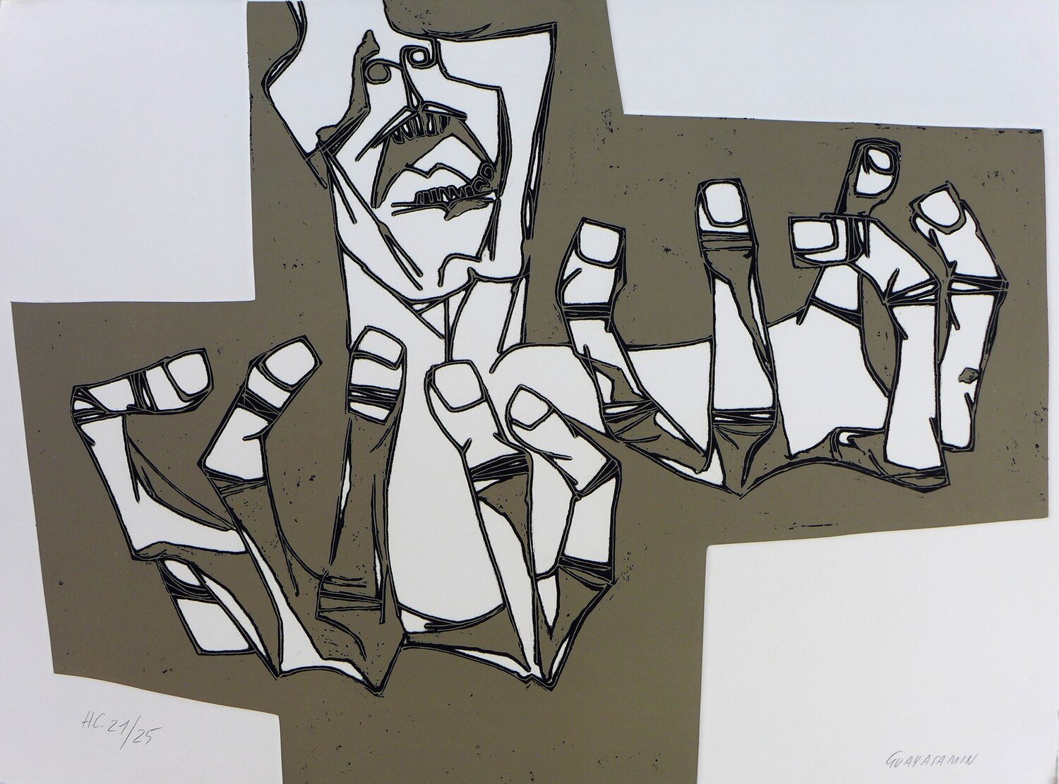 Las manos de la ira Oswaldo Guayasamín