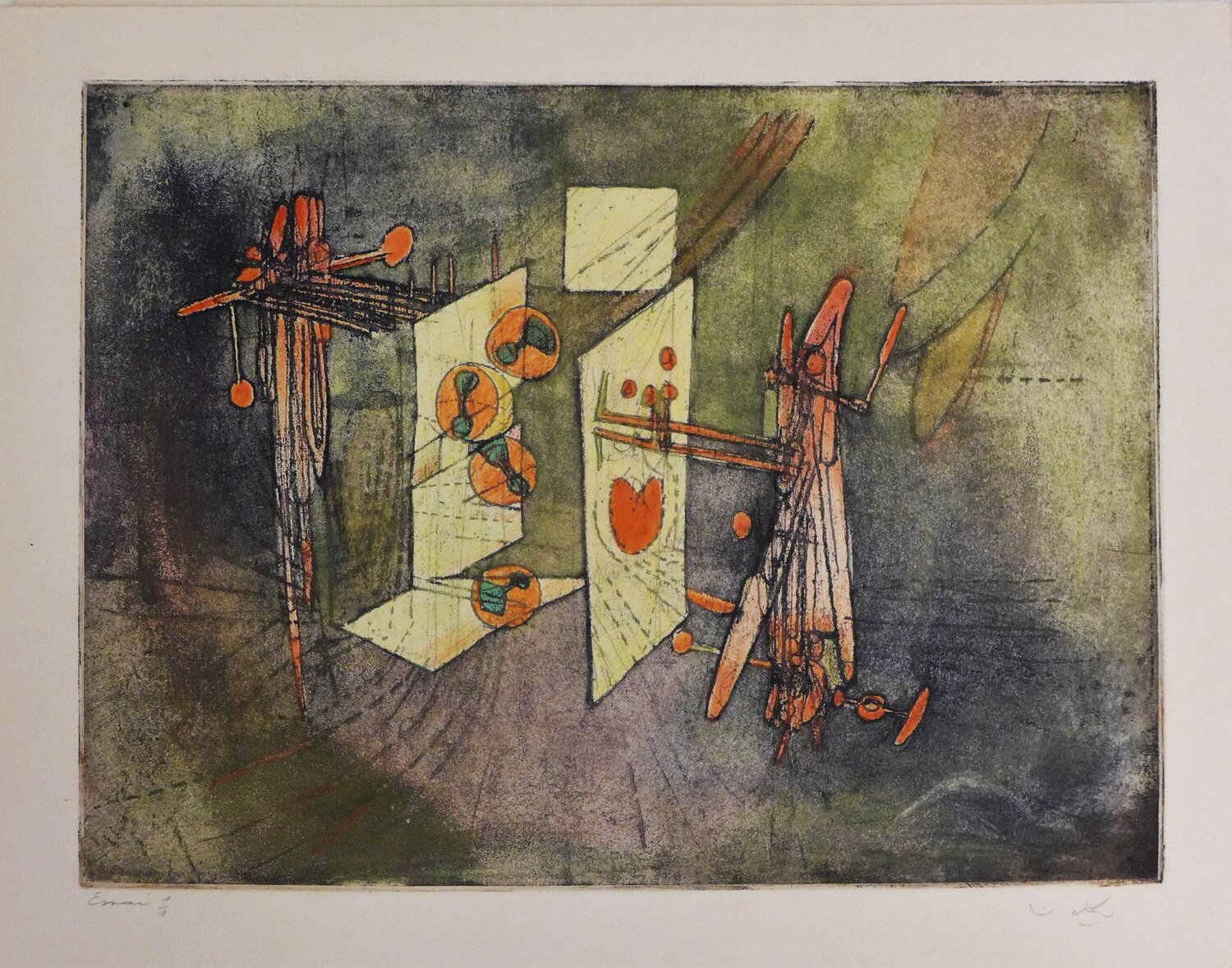 Passage et Sage du Couple II Roberto Matta Stampa in vendita