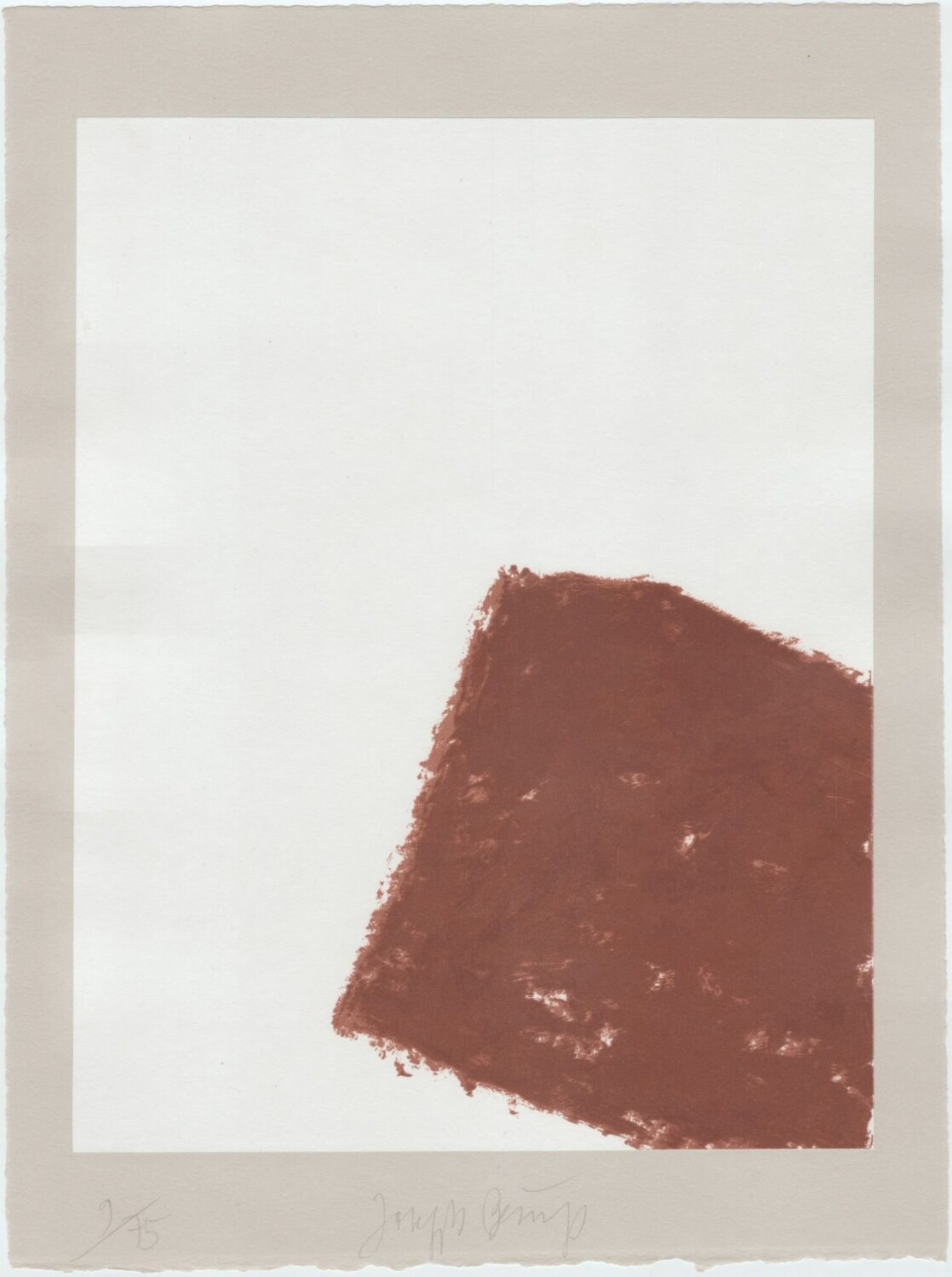 Schwurhand: Wandernde Kiste #3 Joseph Beuys